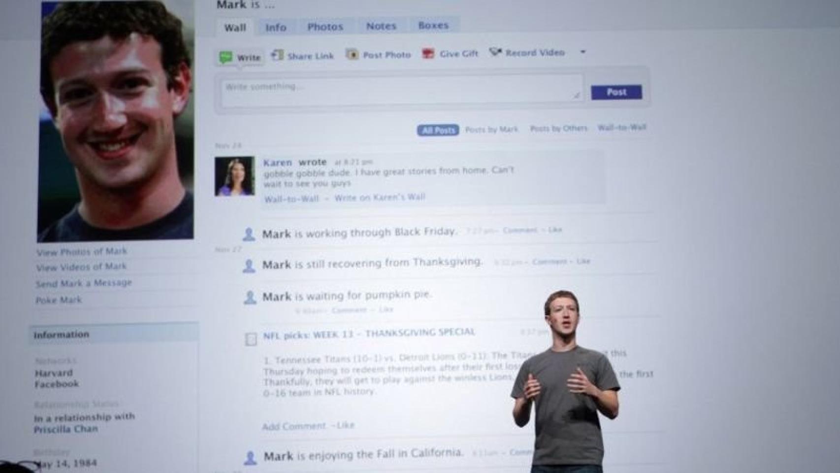 El creador de Facebook, Mark Zuckerberg.