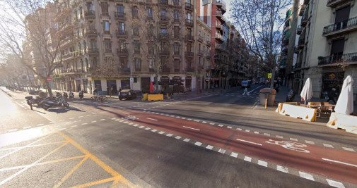 Lugar del accidente entre un patinete y un autobús / GOOGLE MAPS