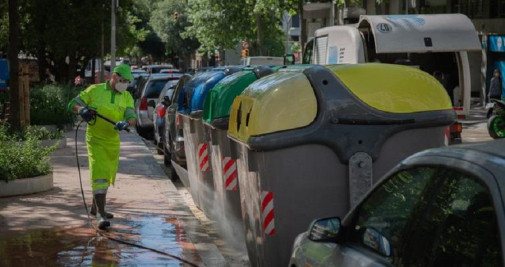 Trabajador de limpieza de Barcelona / EP