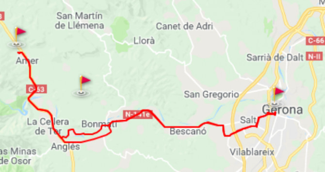 Ruta circular por el Carrilet / GOOGLE MAPS