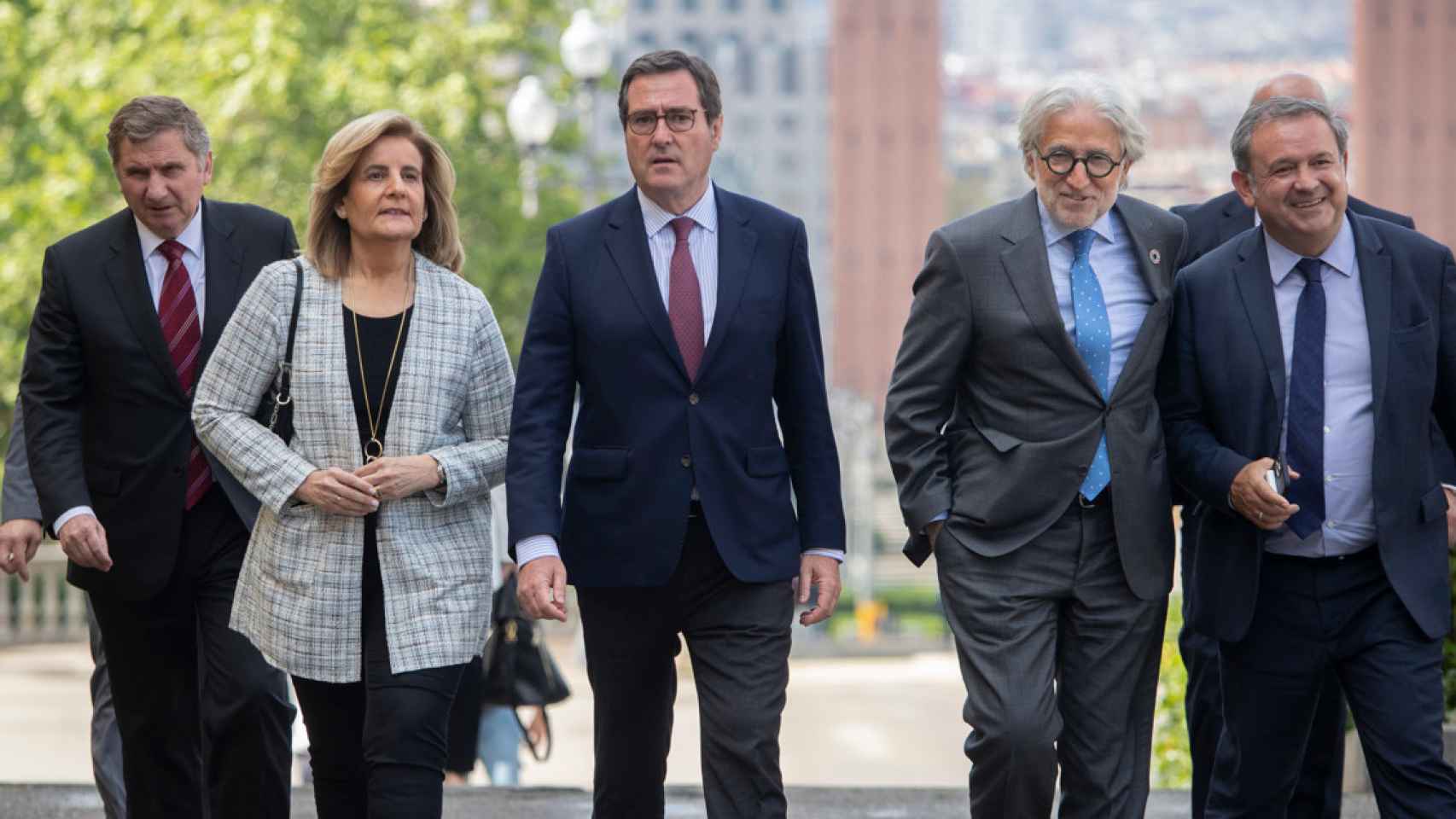 Antonio Garamendi (c), presidente de la CEOE / EFE