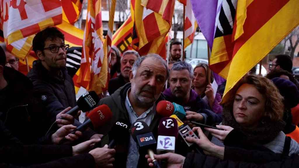 El secretario general de UGT en el Camp de Tarragona, Joan Llort, y la secretaria general de CC.OO. En el Camp de Tarragona, Mercè Puig / EUROPAPRESS