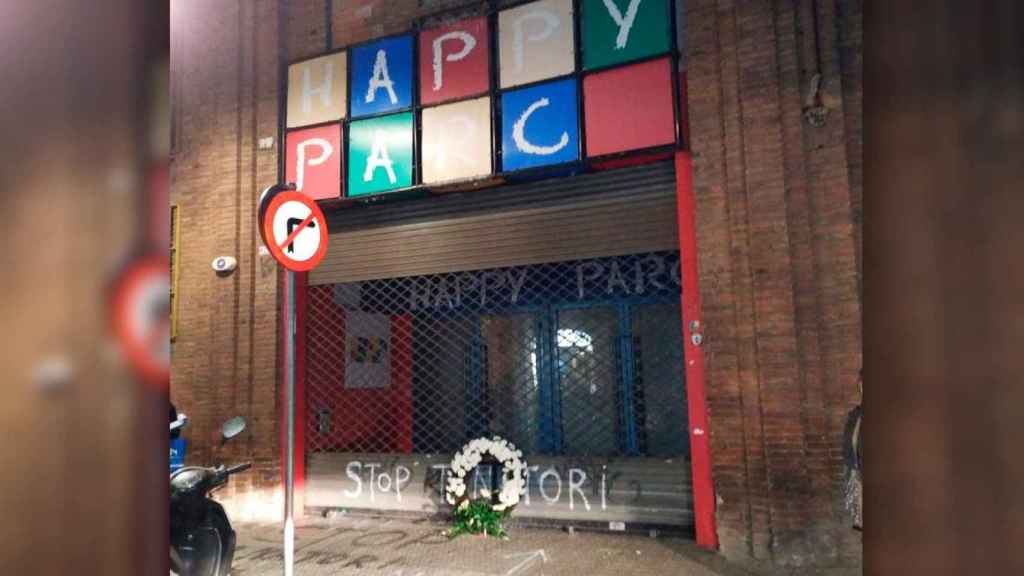 Imagen del Happy Park de Sants, donde Funeraria San Ricardo, una empresa pantalla, quiere abrir un tanatorior / CG