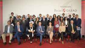 Imagen de los premiados en las VII Becas Gilead a la Investigación Biomédica