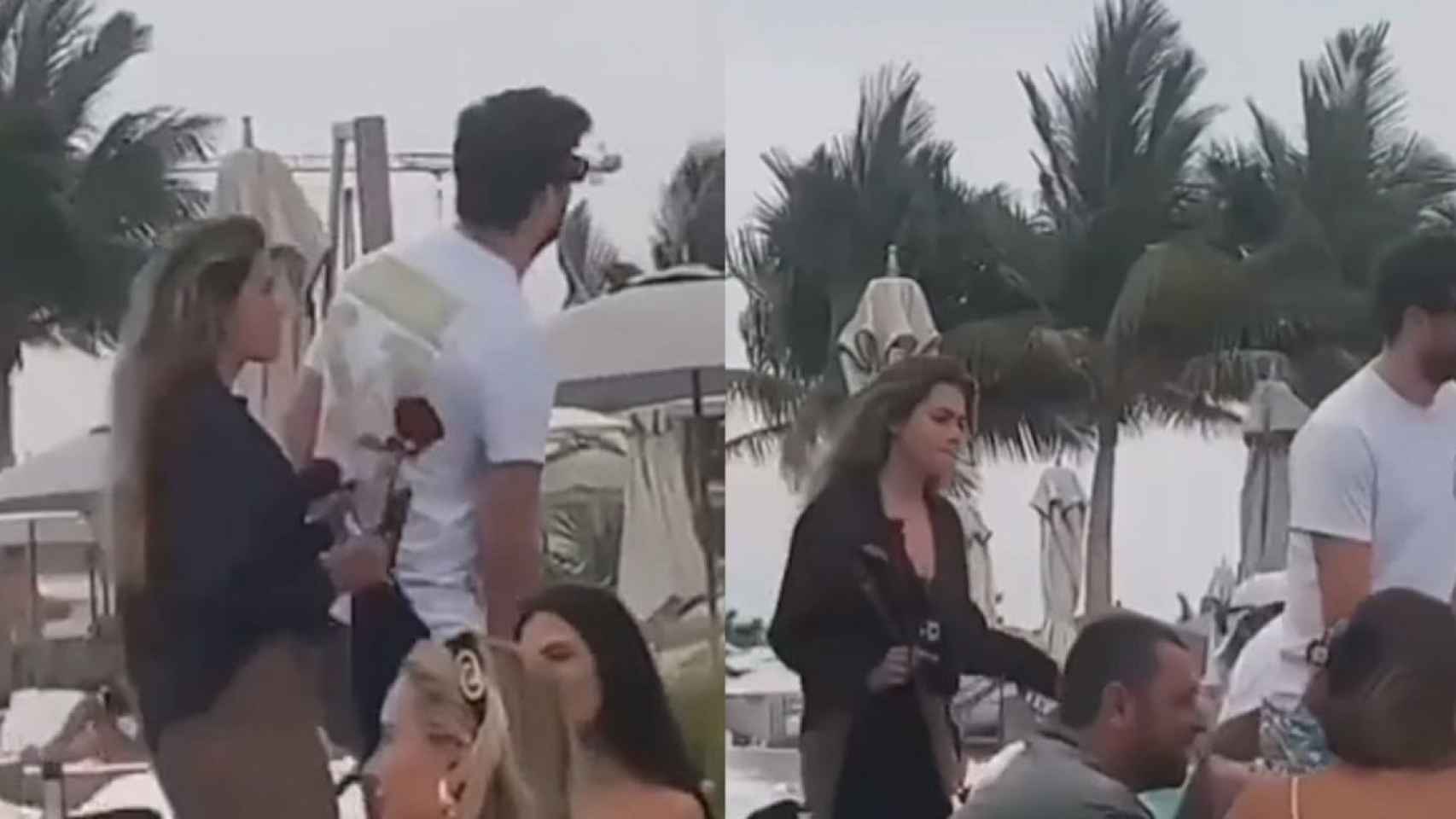 Gerard Piqué y Clara Chía en Abu Dabi / REDES