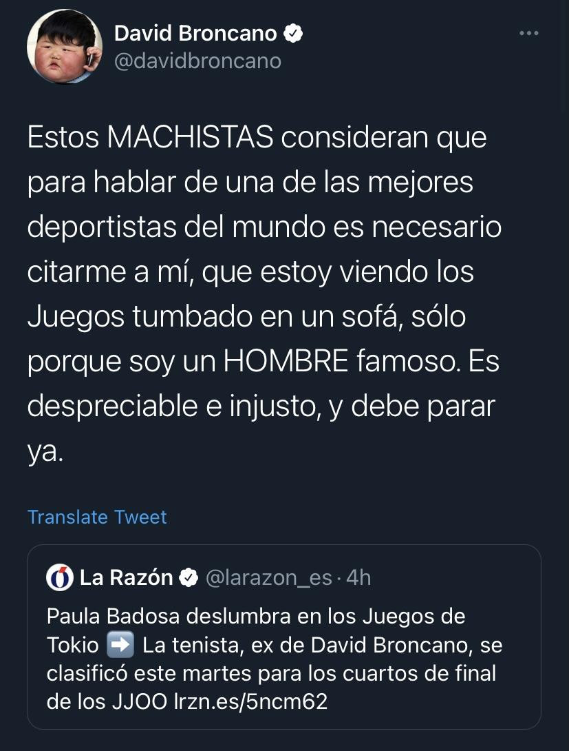 La indignación de David Broncano / TWITTER