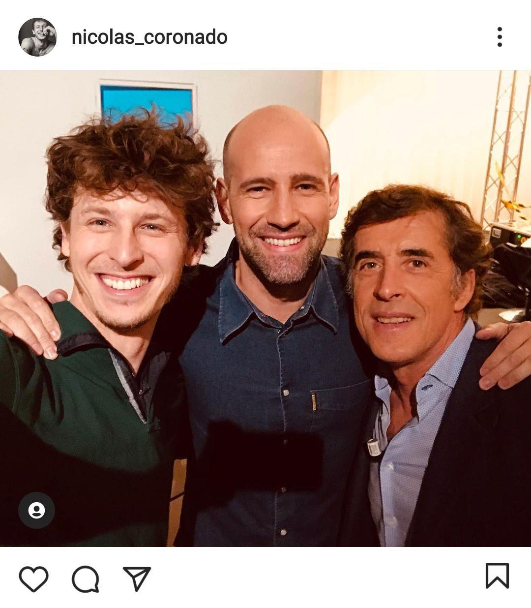 Nicolás Coronado, Gonzalo Miró y Perido Delgado / INSTAGRAM