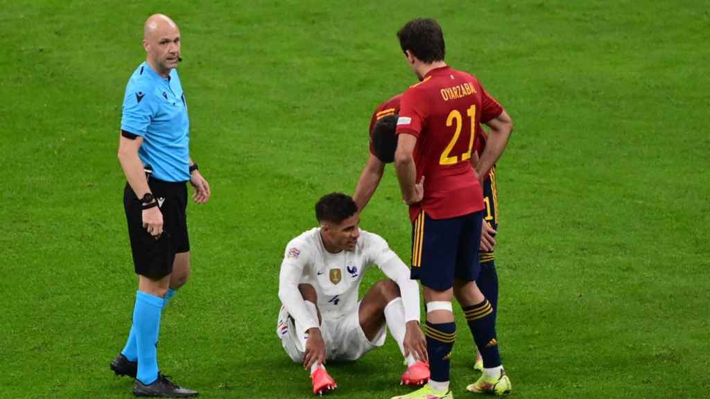 Taylor en una acción del España-Francia / EFE