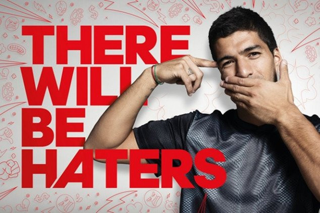 Luis Suárez, en una campaña de Adidas: 'Haters gonna hate'