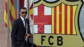 Jorge Mendes, en las oficinas del FC Barcelona