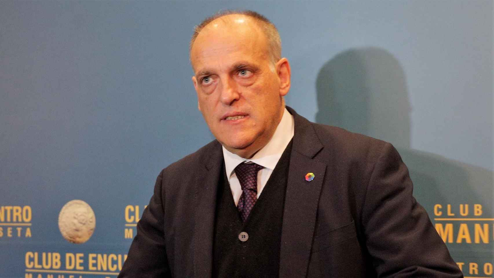 Javier Tebas en un acto / EFE