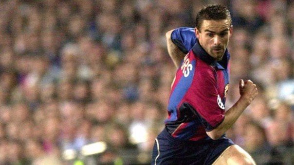 Marc Overmars en su etapa en el Barça / EFE