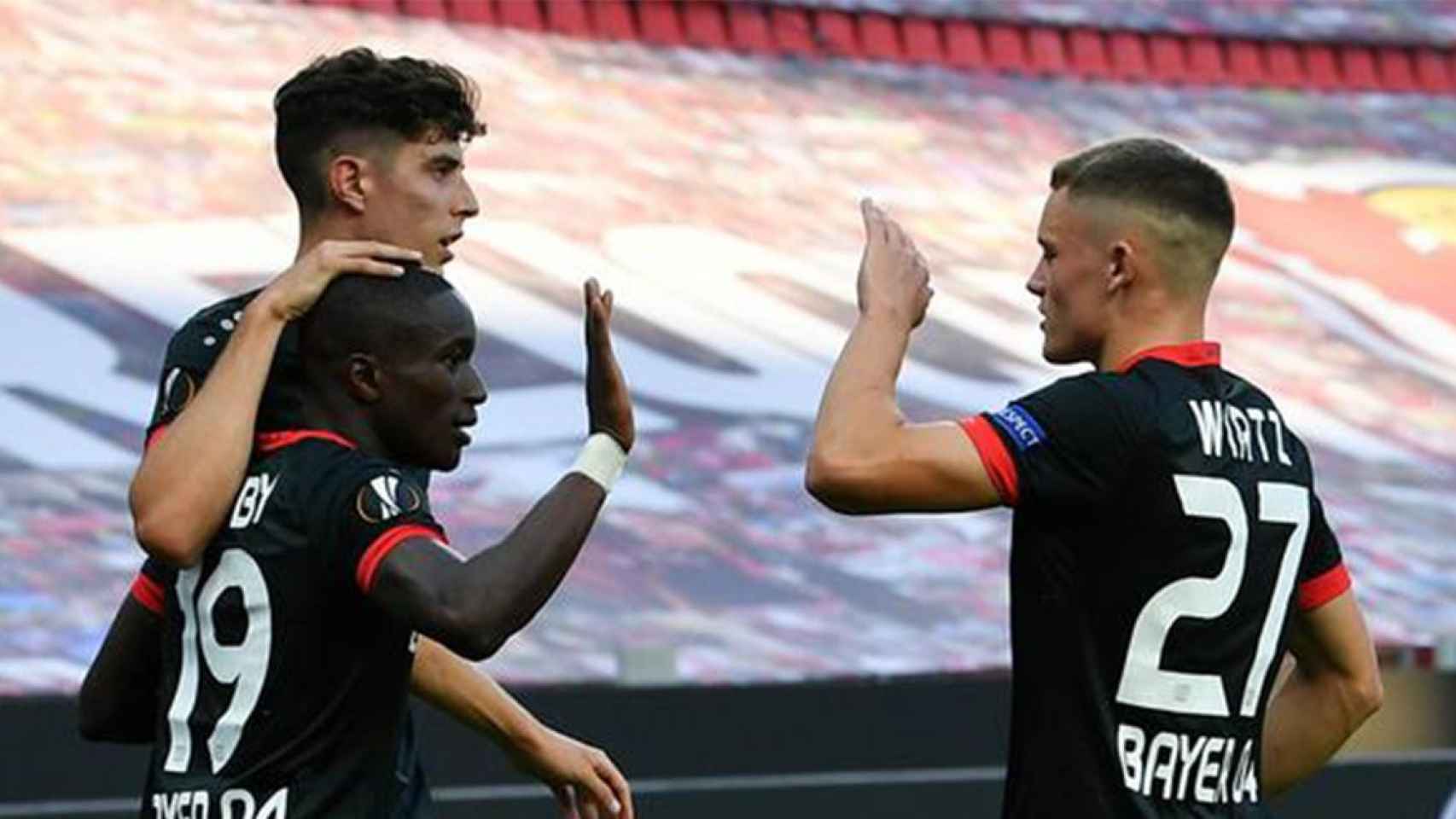 La joya de Alemania, Florian Wirtz, celebrando un gol con el Leverkusen / REDES