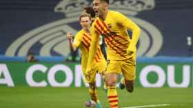 Ferren Torres celebrando un gol en el Santiago Bernabéu / REDES