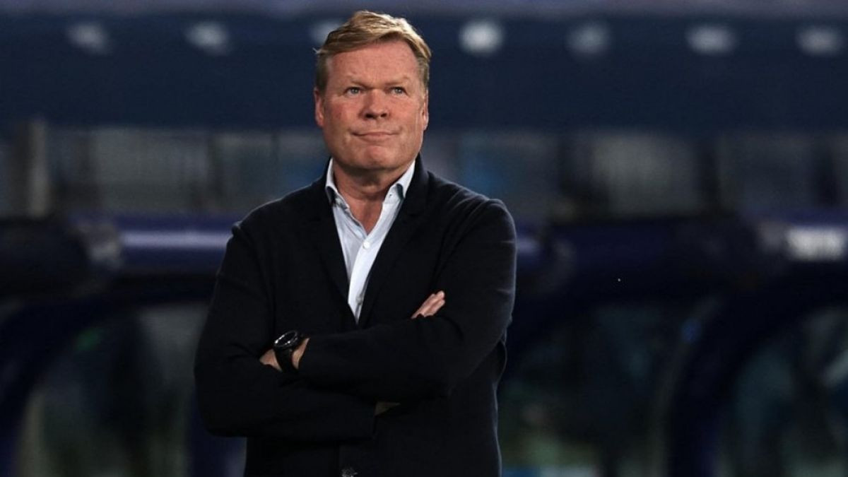 Ronald Koeman en un partido del Barça / EFE