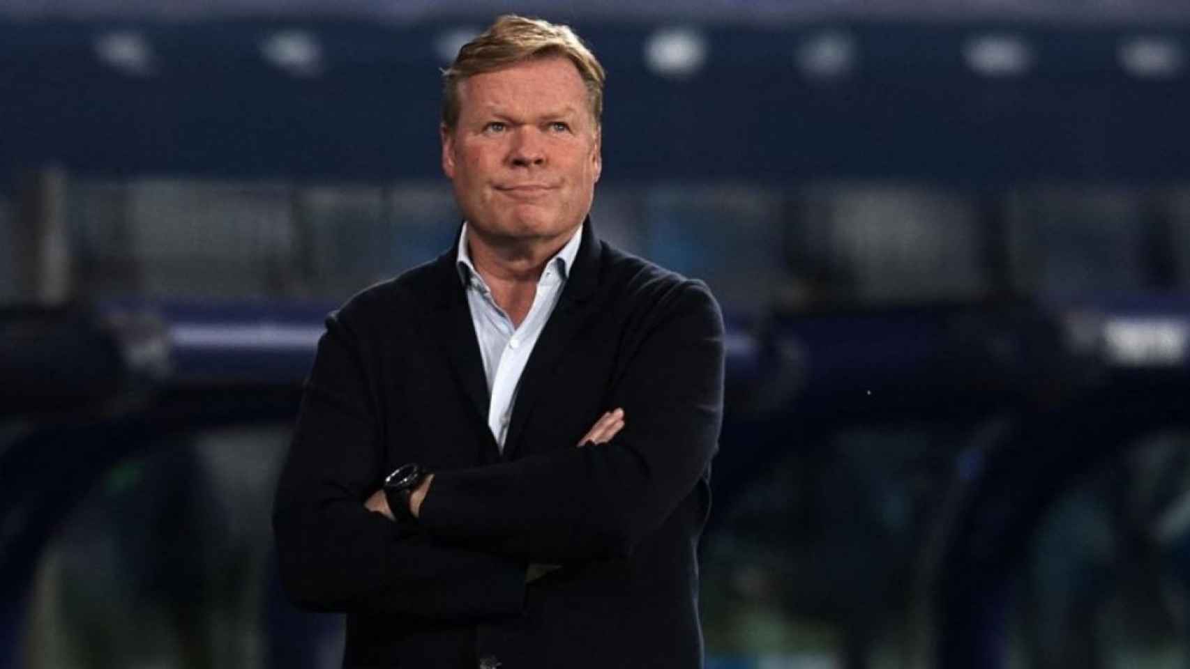 Ronald Koeman en un partido del Barça / EFE