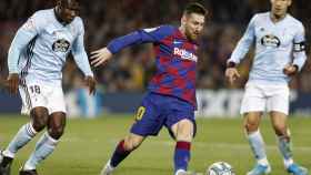 Messi, en una acción ante el Celta / EFE