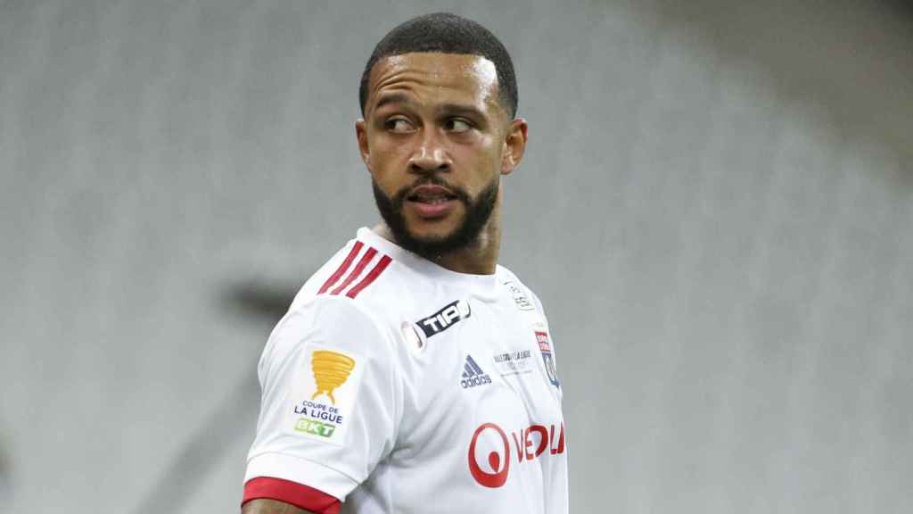 Depay, en un partido con el Olympique de Lyon | EFE