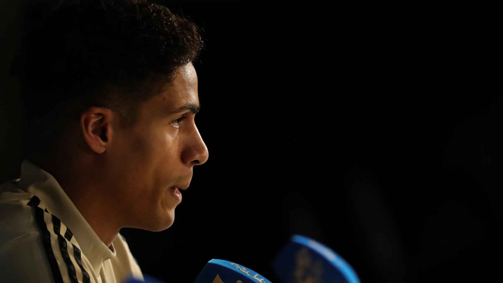 Varane en rueda de prensa antes del partido de Supercopa de España contra el Valencia / EFE