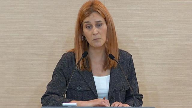 Jéssica Albiach durante su discurso ante los diputados / PARLAMENT
