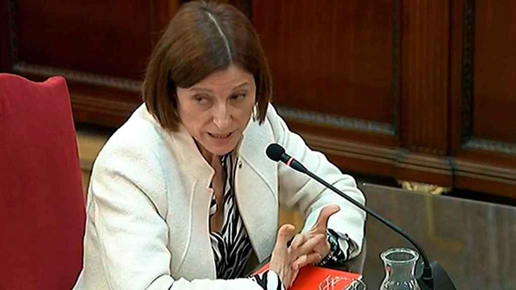 Carme Forcadell, expresidenta del Parlament, durante el juicio del Supremo / EFE