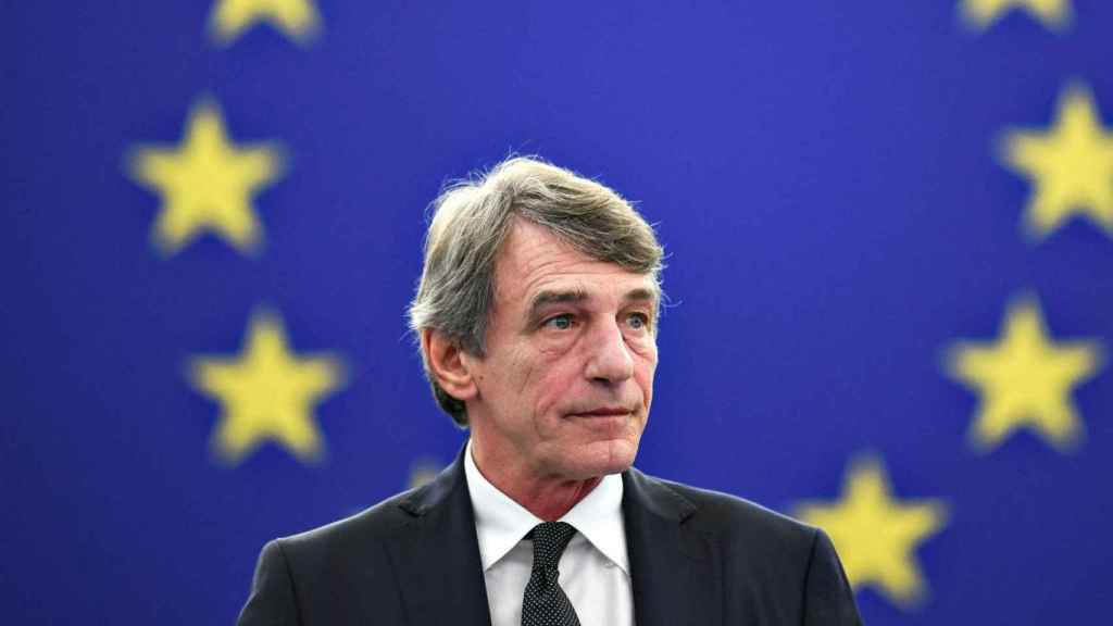 El presidente del Parlamento Europeo, David Sassoli, a quien exigen rectificar su decisión sobre Puigdemont, Junqueras y Comín / EFE