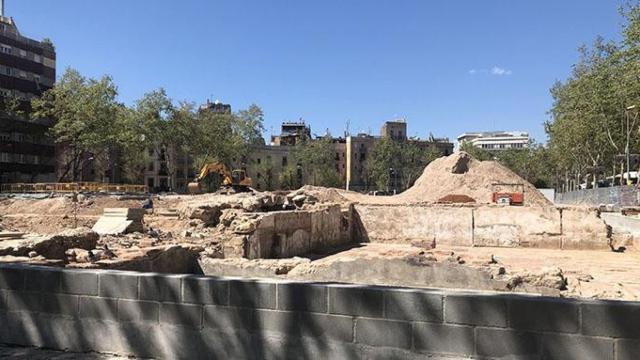 Solar en el paseo Lluís Companys de Barcelona, segundo polo judicial catalán que debe albergar la nueva Audiencia de Barcelona y cuyo inicio de obras se desconoce / CG