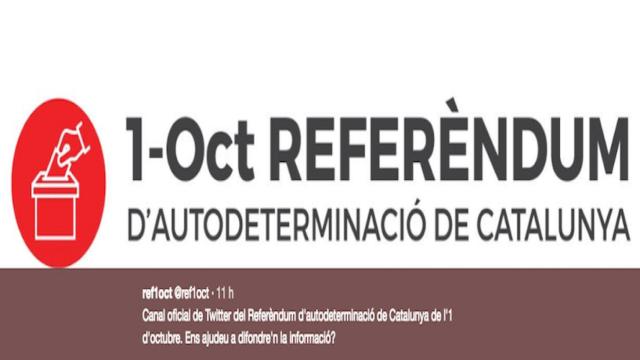 El Twitter oficial del referéndum / Twitter