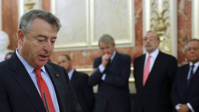 José Antonio Sánchez en el momento de la toma de posesión de su cargo como presidente del ente público RTVE / EFE