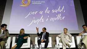 Álex Ramos, Trinidad Jiménez, Alfonso Alonso, Carme Pérez y Antoni Sitges-Serra en el evento de SCC