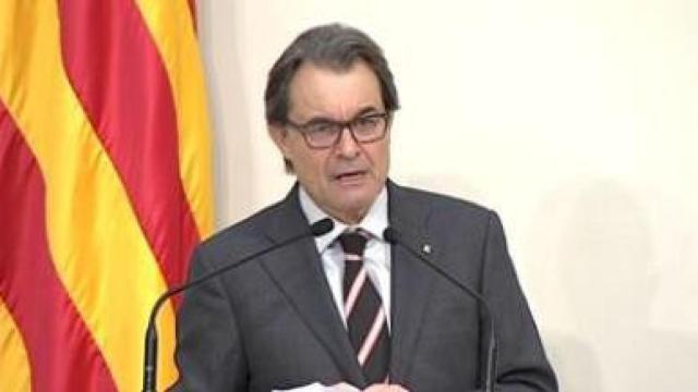 El presidente de la Generalidad, Artur Mas, en la conmemoración del Día Internacional del Holocausto