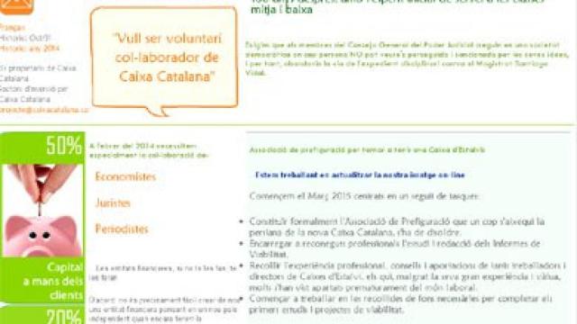 Captura de la web caixacatalana.cat