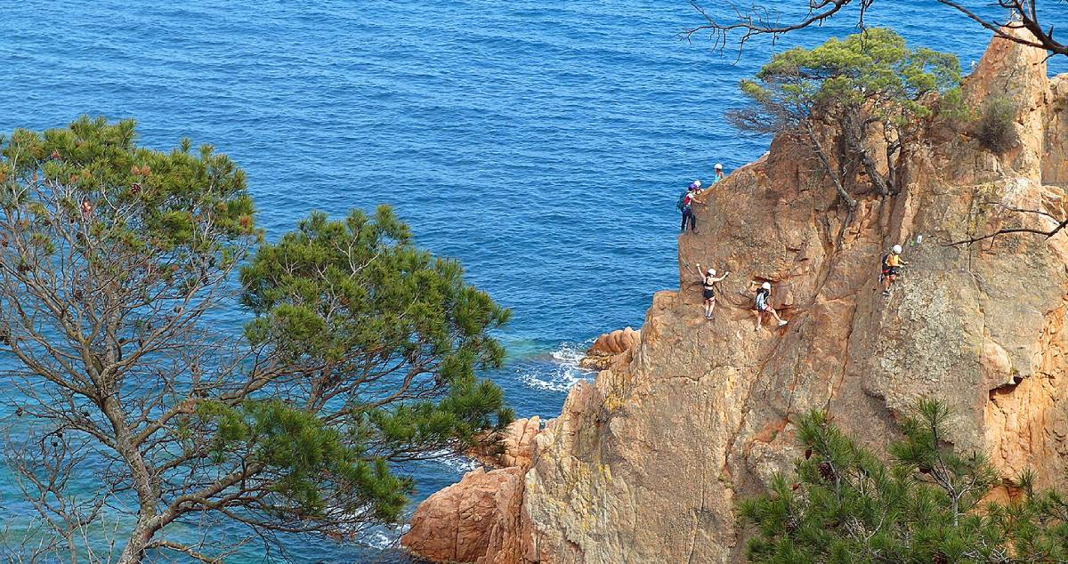 Vía ferrata en Sant Feliu de Guíxols, municipio en el que sucedió la muerte de la perra / YOLANDA CARDO