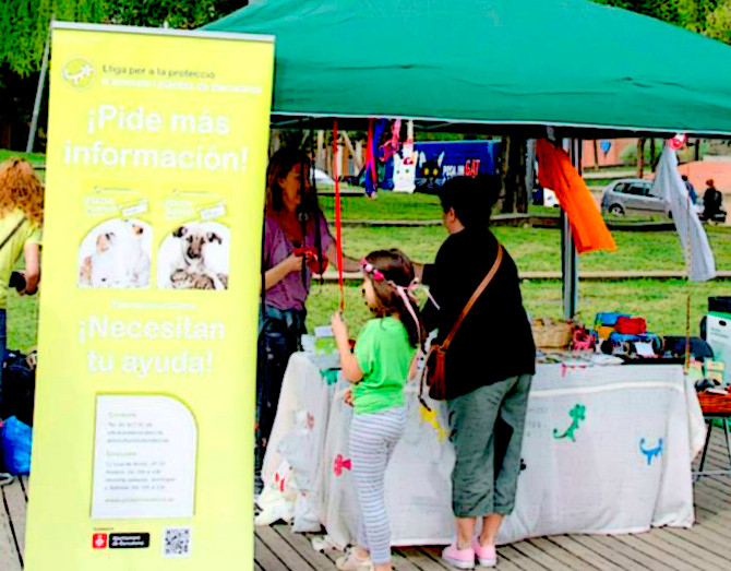 Campaña informativa sobre la adopción de animales