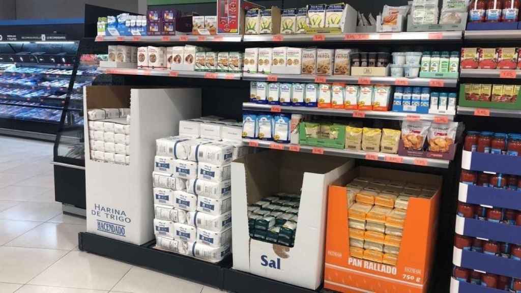 Lineal de Mercadona en el que se encuentra el bicarbonato de socio