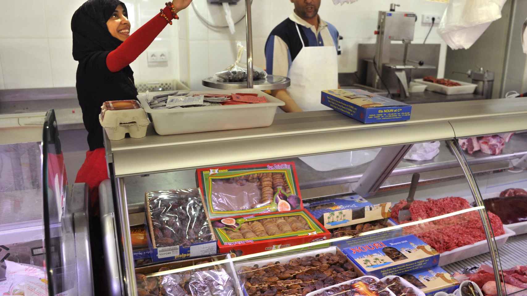 Una carnicería halal de Roses (Girona) / EFE