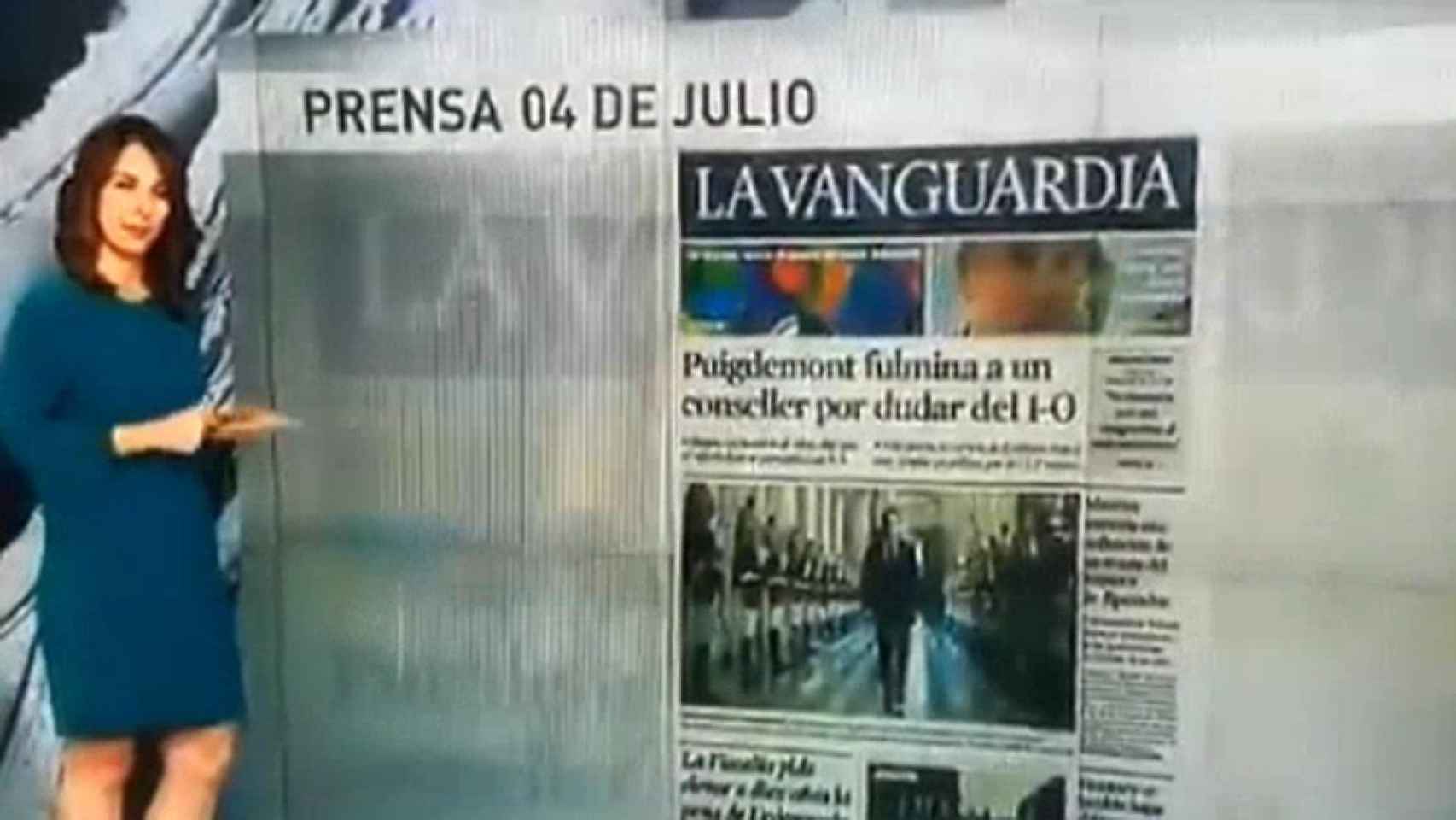 La presentadora de Antena 3 / Atresmedia