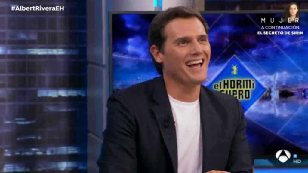 Albert Rivera en su visita a 'El Hormiguero' de Pablo Motos / ATRESMEDIA