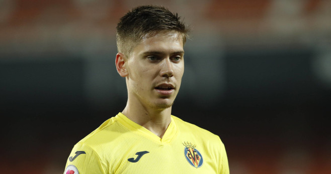 Juan Foyth, en un partido de esta temporada con el Villarreal