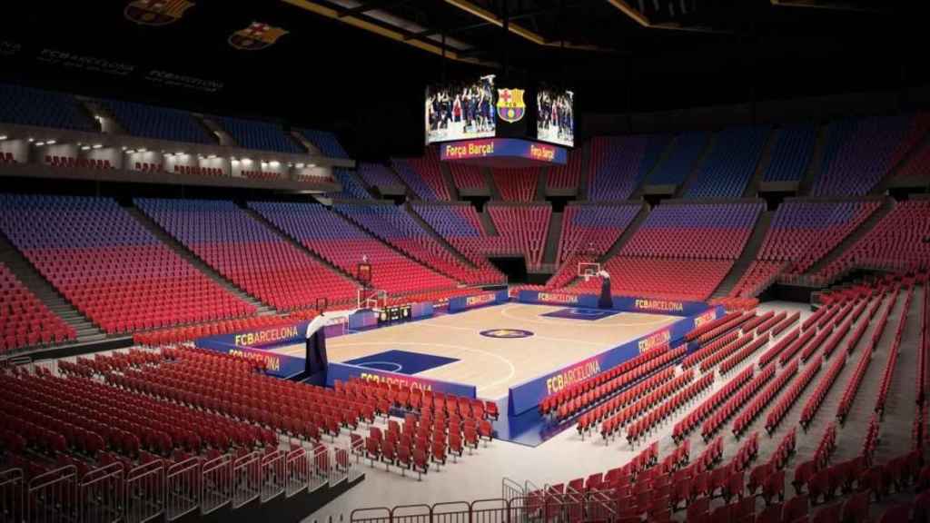 Panorámica del nuevo Palau Blaugrana que proyectó la anterior junta directiva / FC Barcelona