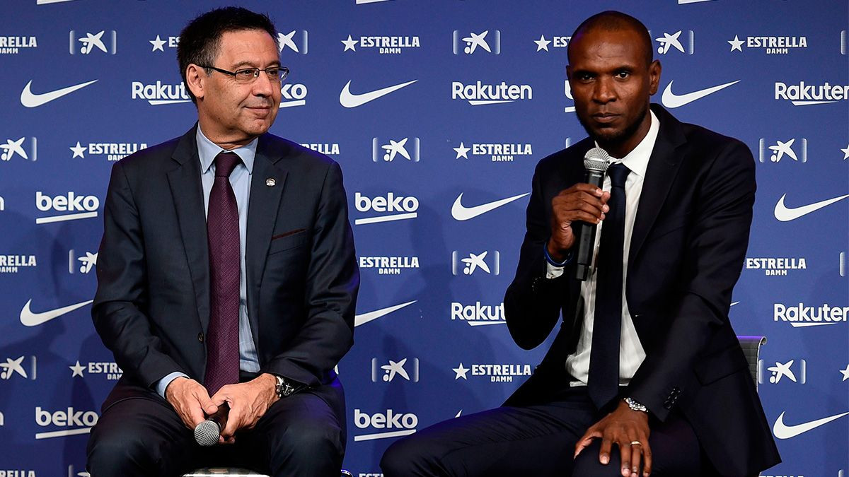 Josep Maria Bartomeu y Eric Abidal / FC Barcelona