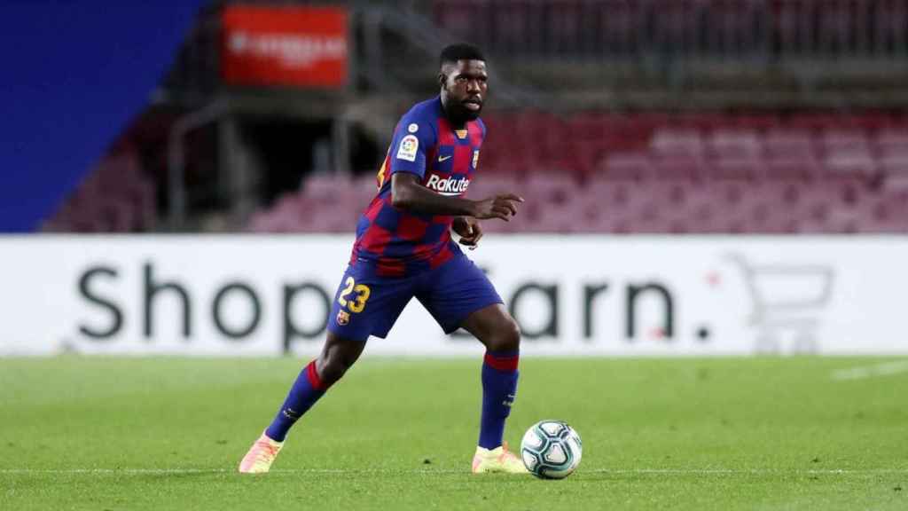 Umtiti en el partido contra el Leganés / FCB