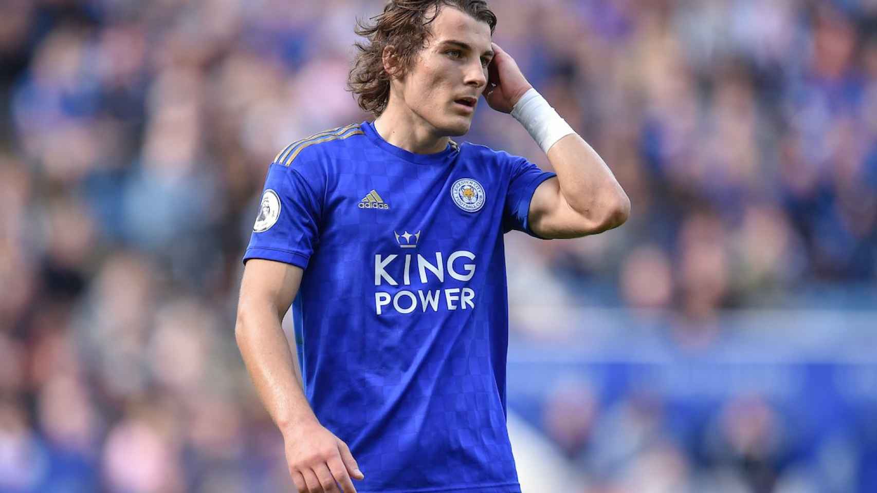 Caglar Soyuncu con el Leicester City / EFE