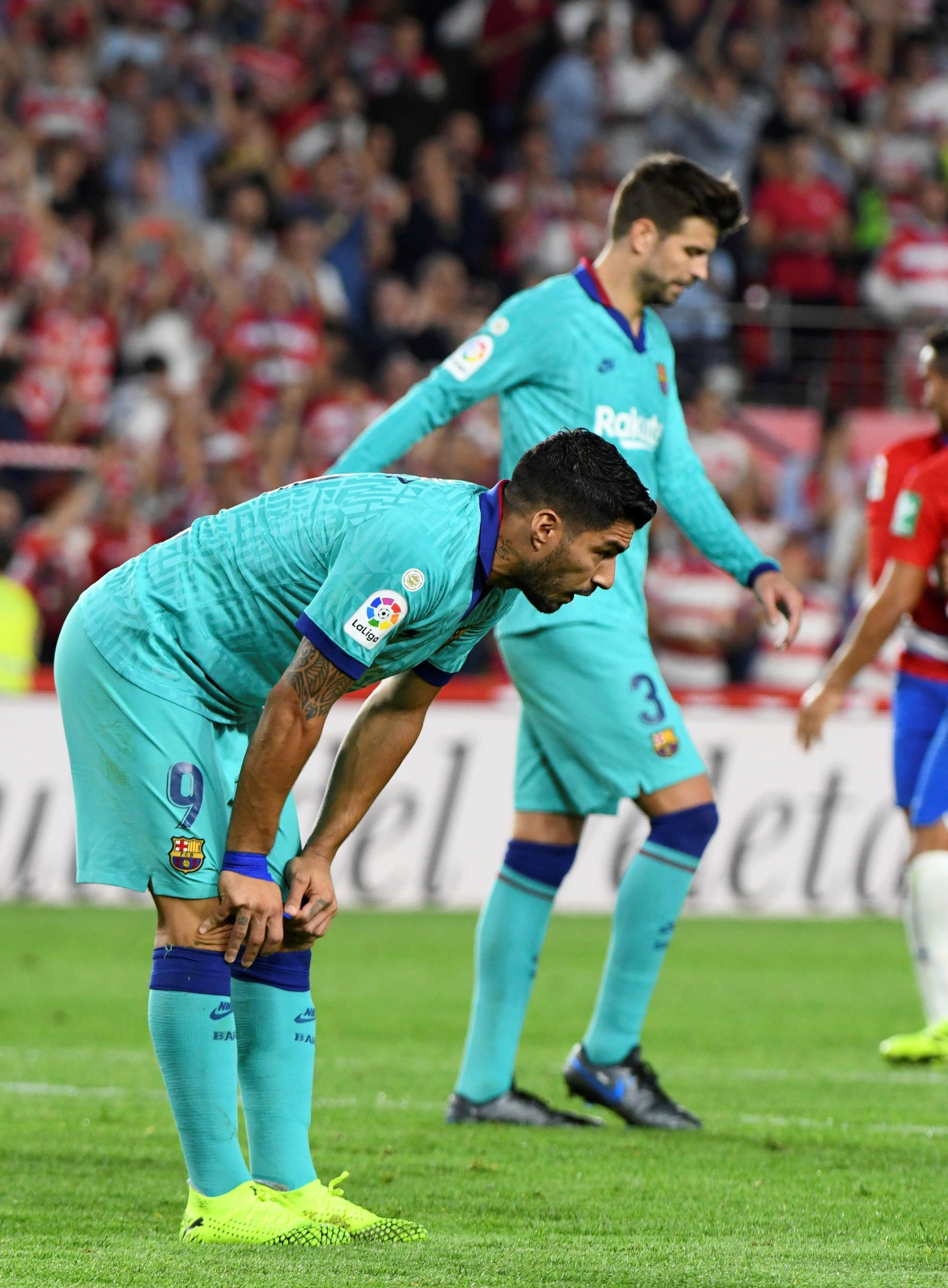 Luis Suárez en el partido ante el Granada / EFE