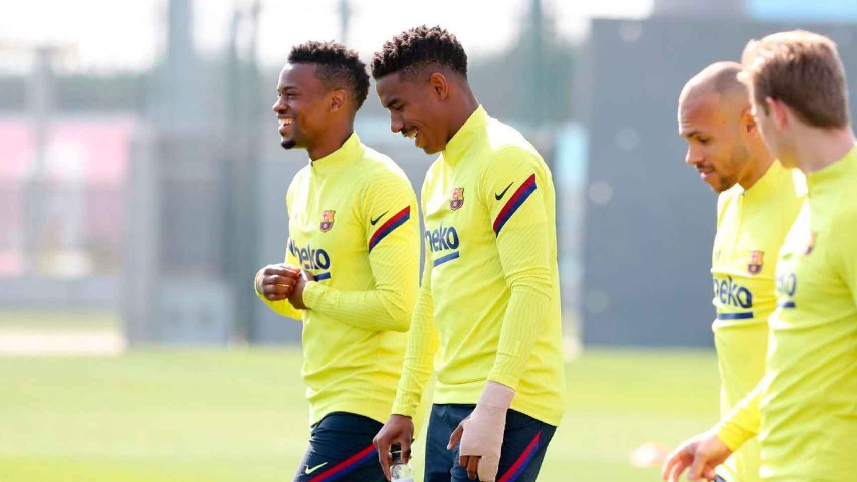 Junior Firpo, en un entrenamiento | FCB