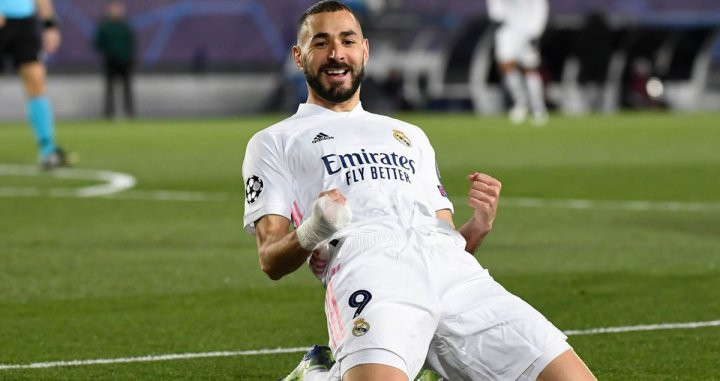 Karim Benzema, celebrando un gol ante el Borussia Monchengladbach | EFE