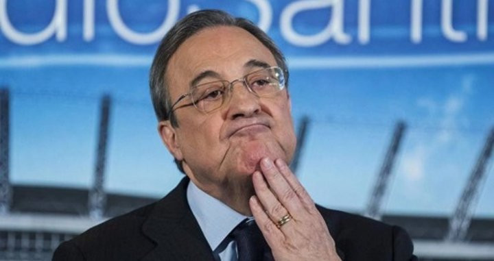 Florentino Pérez en un acto con el Madrid / EFE