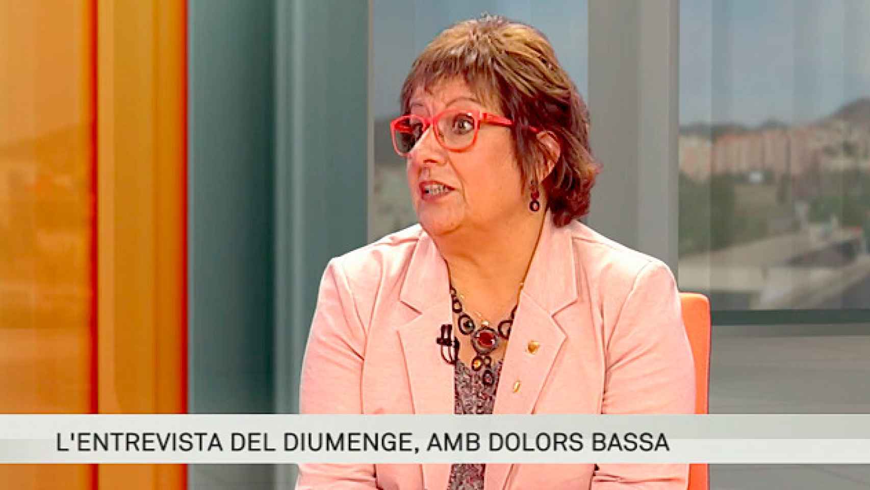 La consejera de Trabajo de la Generalitat, Dolors Bassa, entrevistada este domingo en TV3 / CG