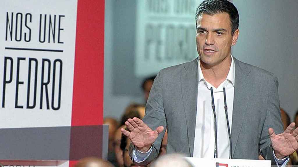 El líder del PSOE, Pedro Sánchez