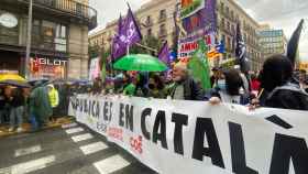 Manifestación en defensa del monolingüismo en las escuelas / CG